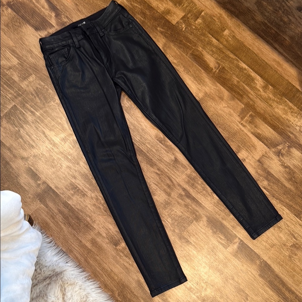 Joes Jeans Black Waxed Pants
